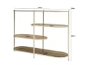 Wandschrank Brix Jill Off White 90 cm - Livingfurn