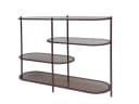 Wandschrank Brix Jill Burgundy 90 cm - Livingfurn