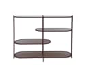 Wandschrank Brix Jill Burgundy 90 cm - Livingfurn