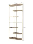 Wandschrank Brix Jill Off White 190 cm - Livingfurn