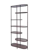 Wandschrank Brix Jill Burgundy 190 cm - Livingfurn