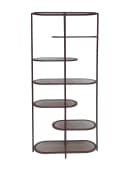 Wandschrank Brix Jill Burgundy 190 cm - Livingfurn