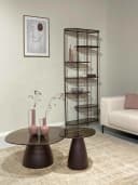 Wandschrank Brix Jill Burgundy 190 cm - Livingfurn