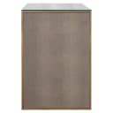 Nachttisch Bloomville Messing Shagreen mit Glasplatte - Richmond Interiors