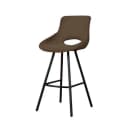 Campo Barstuhl - Stoff Teddy MJ87 Dunkelbraun - Tower Living