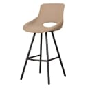 Campo Barhocker - Stoff Teddy MJ83 Hellbraun - Tower Living