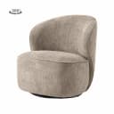 Belvi Sessel - Stoff AJ3019-11 Beige (drehbar) - Tower Living