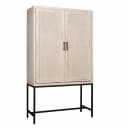 Carini Aufbewahrungsschrank cremefarben 110 cm - Tower Living