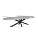 Esstisch Dakota | 300 cm | Oval - Starfurn