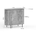 Kabinett Solana | 115 cm | Natur - Starfurn