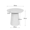 Couchtisch Solana Sand Mangoholz 50 cm - Starfurn
