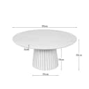 Couchtisch Solana Sand Mangoholz 50 cm - Starfurn