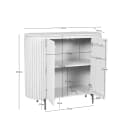 Schrank Solana Sand-Mangoholz 115 cm - Starfurn