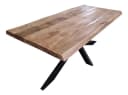 Baumstammtisch Boston Natur-Mangoholz 220 cm - Starfurn
