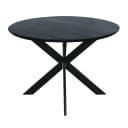 Runder Esstisch Ferris, schwarze Eiche, 110 cm - Starfurn