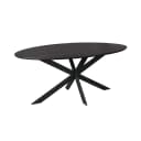 Ferris Eiche Esstisch | Oval 180 cm | Schwarz - Starfurn
