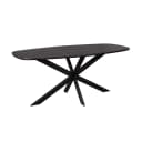 Ferris Eiche Esstisch | Dänisch Oval 180 cm | Schwarz - Starfurn