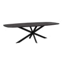 Ferris Eiche Esstisch | Dänisch Oval 280 cm | Schwarz - Starfurn