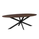 Ferris Eiche Esstisch | Oval 280 cm | Braun - Starfurn