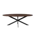 Ferris Eiche Esstisch | Oval 280 cm | Braun - Starfurn
