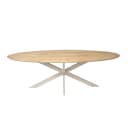 Eichen-Esstisch Ferris | Oval 280 cm | Natur | Tischbeine Sand - Starfurn