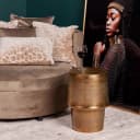 Beistelltisch Glamour Gold Aluminium 30 cm - Starfurn