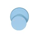 Beistelltisch Drum Blau Mangoholz 40 cm - Starfurn