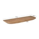 Wandregal Gusta Hellmango | 60 cm | 3er-Set - Starfurn