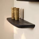 Wandregal Gusta Schwarz | 60 cm | 3er-Set - Starfurn