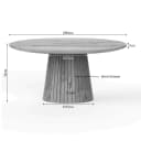 Couchtisch Solana | 80 cm | Taupe - Starfurn