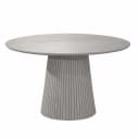 Runder Esstisch Solana Taupe Mangoholz 130 cm - Starfurn