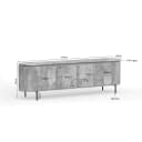 Tv-Möbel Solana | 210 cm |Taupe - Starfurn