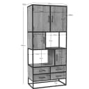 Schrank Dakota | 90 cm - Starfurn