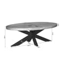 Quadratischer Couchtisch Noa, naturbelassenes Mangoholz, 80 cm - Starfurn