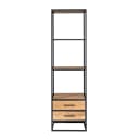 Bücherregal Dakota 2 Schubladen | 55 cm - Starfurn