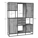 Schrank Dakota Supreme XXL | 160 cm - Starfurn