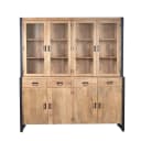 Quadratischer Couchtisch Noa, naturbelassenes Mangoholz, 80 cm - Starfurn