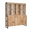 Quadratischer Couchtisch Noa, naturbelassenes Mangoholz, 80 cm - Starfurn
