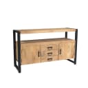 Sideboard aus naturbelassenem Mangoholz, 135 cm - Starfurn