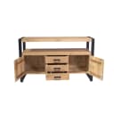 Sideboard aus naturbelassenem Mangoholz, 135 cm - Starfurn