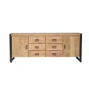 Sideboard Britt Natur Mangoholz 200 cm - Starfurn