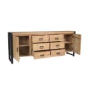 Sideboard Britt Natur Mangoholz 200 cm - Starfurn