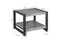 Beistelltisch Britt | 60 cm | untere Ablage - Starfurn