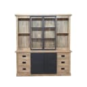 Vitrine Noa Natur-Mangoholz 200 cm - Starfurn