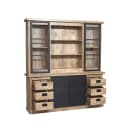 Vitrine Noa Natur-Mangoholz 200 cm - Starfurn