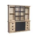 Vitrine Noa Natur-Mangoholz 200 cm - Starfurn