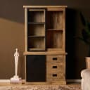 Vitrine Noa Natur-Mangoholz 120 cm - Starfurn