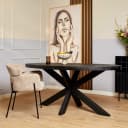 Esstisch Denver Schwarz | 160 cm | Oval - Starfurn