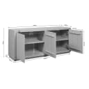 Sideboard Brüssel Braun | 200 cm - Starfurn