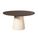 Runder Esstisch Madison, braunes Mangoholz, 130 cm - Starfurn